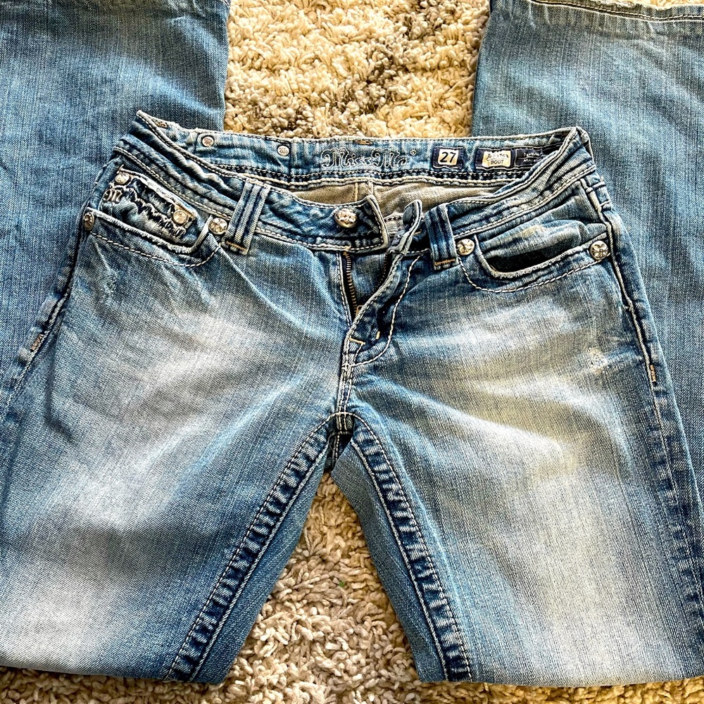 MISS ME JEANS BOOT CUT SIZE 27